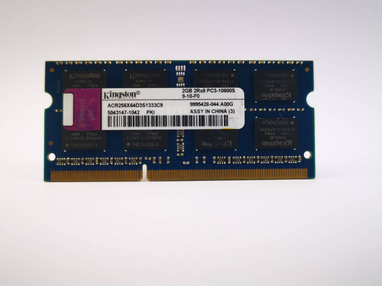 Оперативная память для ноутбука SODIMM Kingston DDR3 2Gb 1333MHz PC3-10600S (ACR256X64D3S1333C9) Б/У
Оперативная память для ноутбука SODIMM Kingston DDR3 2Gb 1333MHz PC3-10600S (ACR256X64D3S1333C9) Б/У