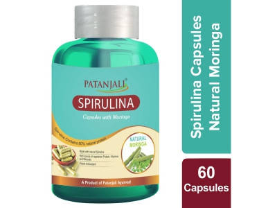Спіруліна-Морінга 60 кап. Патанджалі, Патанджали Спирулина Моринга, Patanjali Spirulina Capsules with Moringa,
Спіруліна-Морінга 60 кап. Патанджалі, Патанджали Спирулина Моринга, Patanjali Spirulina Capsules with Moringa,