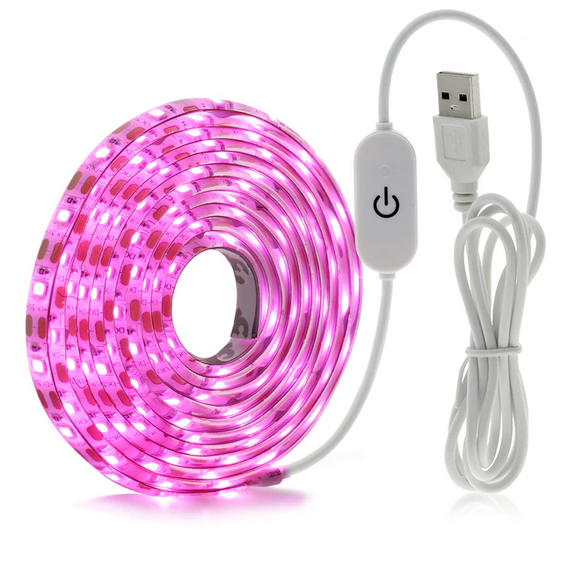 Светодиодная Фито Лента GrowLight для комнатных растений 5V USB 2835 2 м сенсорный выключатель
Светодиодная Фито Лента GrowLight для комнатных растений 5V USB 2835 2 м сенсорный выключатель