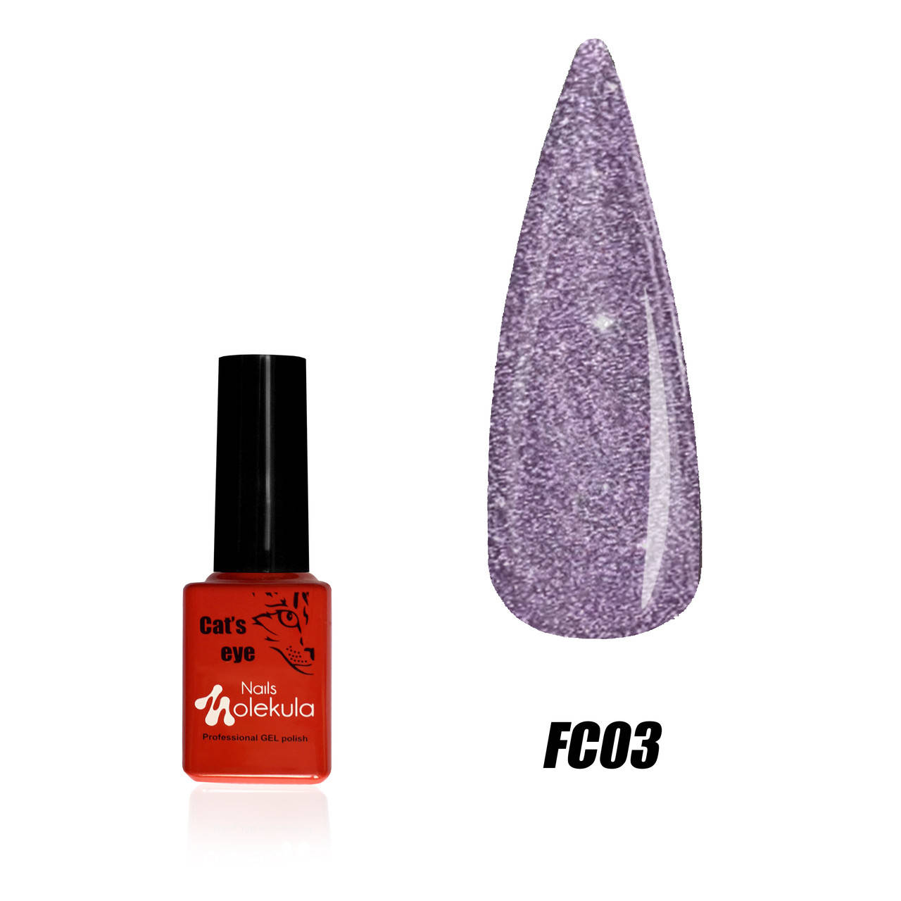 Гель-лак для ногтей Molekula Flash Cat's Eye №FC03 Серо-фиолетовый светоотражающий 6 мл (16512Qu)
Гель-лак для ногтей Molekula Flash Cat's Eye №FC03 Серо-фиолетовый светоотражающий 6 мл (16512Qu)