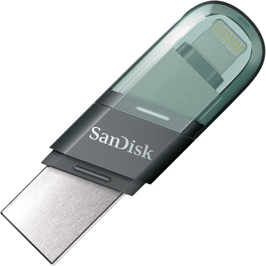 Флеш-накопичувач SanDisk iXpand USB Type-A / Lightning iXpand Flip 32GB for Apple Silver, Серый
Флеш-накопичувач SanDisk iXpand USB Type-A / Lightning iXpand Flip 32GB for Apple Silver, Серый
