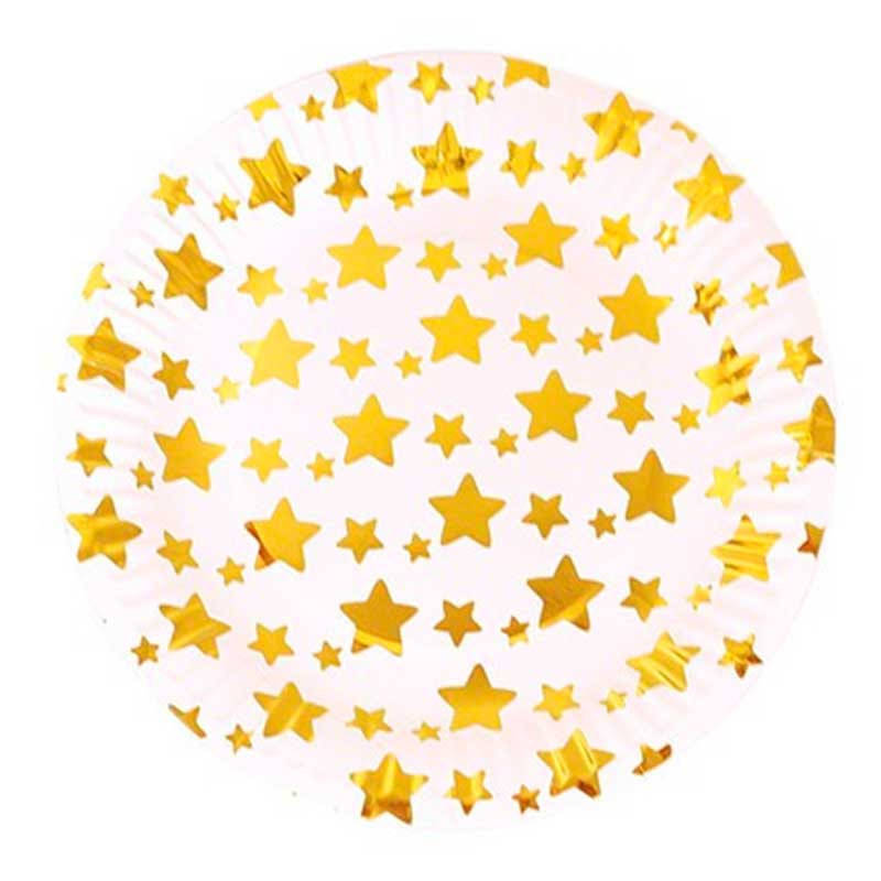 Тарелки Золотые Звезды 10шт/уп 23,5см 412781
Тарелки Золотые Звезды 10шт/уп 23,5см 412781
