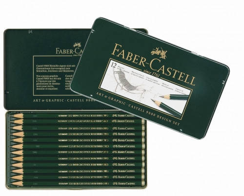 Набор графитных карандашей Faber Castell 9000 12ШТ 5Н-5В В МЕТАЛЛ.КОРОБКЕ (119064)
Набор графитных карандашей Faber Castell 9000 12ШТ 5Н-5В В МЕТАЛЛ.КОРОБКЕ (119064)