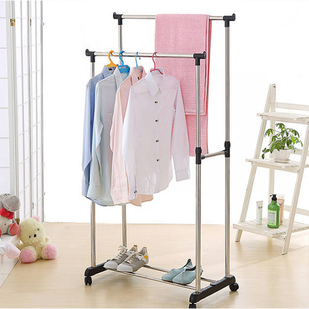 Двойная телескопическая вешалка стойка для одежды напольная Double Pole TelescoplcClothesRack, Оливковый
Двойная телескопическая вешалка стойка для одежды напольная Double Pole TelescoplcClothesRack, Оливковый