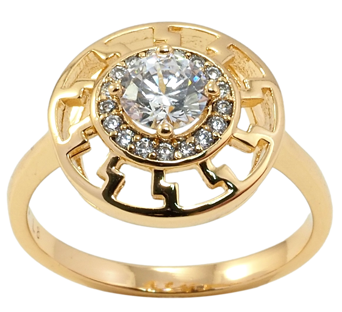 Кольцо Xuping Позолота 18K "Резной купол с инкрустацией цирконием" р.16,17,18,18.5,19.5,20
Кольцо Xuping Позолота 18K "Резной купол с инкрустацией цирконием" р.16,17,18,18.5,19.5,20
