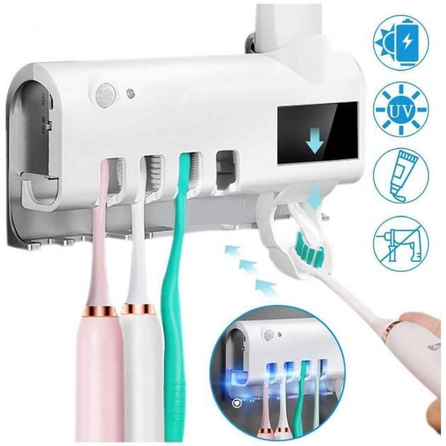 Диспенсер для зубных щеток Toothbrush sterilizer W-020 (органайзер для щеток и пасты, держатель для щеток)
Диспенсер для зубных щеток Toothbrush sterilizer W-020 (органайзер для щеток и пасты, держатель для щеток)