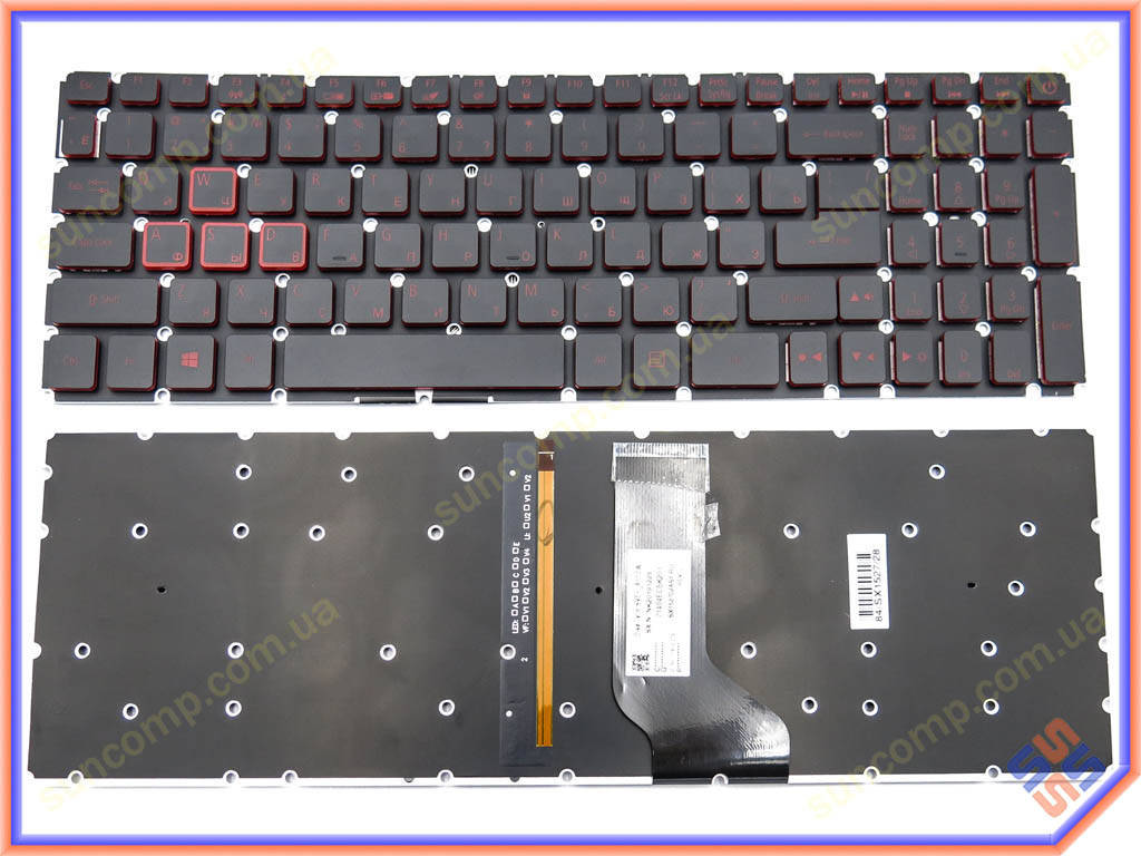 Клавиатура для ACER Nitro 5 AN515-41, AN515-42, AN515-51, AN515-52, AN515-53 ( RU Black, RED leter с, Черный
Клавиатура для ACER Nitro 5 AN515-41, AN515-42, AN515-51, AN515-52, AN515-53 ( RU Black, RED leter с, Черный