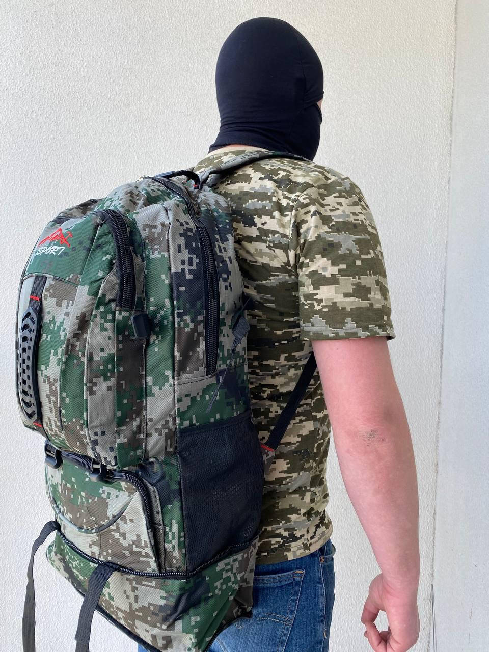 Тактический рейдовый рюкзак 50л Военный армейский штурмовой походный мужской камуфляжный туристический gfn, Камуфляж
Тактический рейдовый рюкзак 50л Военный армейский штурмовой походный мужской камуфляжный туристический gfn, Камуфляж