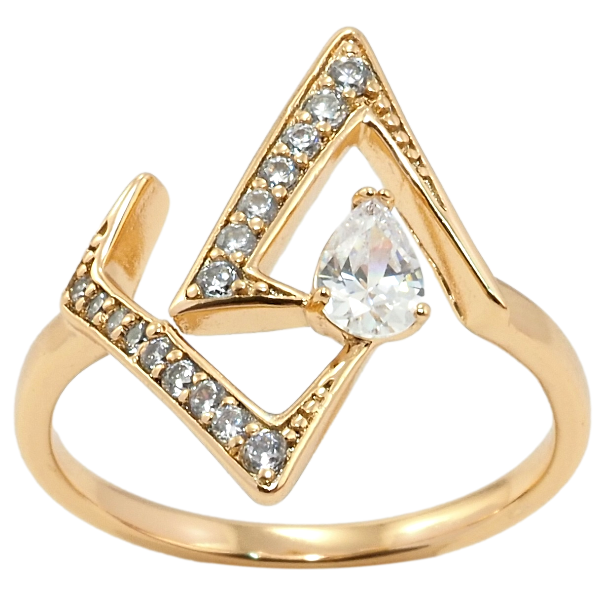 Кольцо Xuping Позолота 18K "Декоративный орнамент с цирконием" р.16,17
Кольцо Xuping Позолота 18K "Декоративный орнамент с цирконием" р.16,17