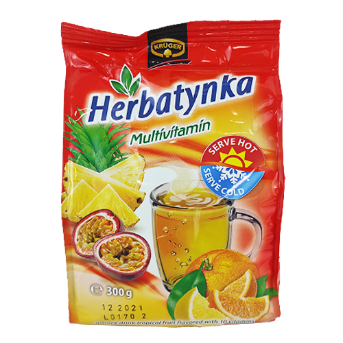 Чай Крюгер розчиний мультівітамін Krüger Herbatynka multivitamin 300g 6шт/ящ (Код : 00-00003658)
Чай Крюгер розчиний мультівітамін Krüger Herbatynka multivitamin 300g 6шт/ящ (Код : 00-00003658)