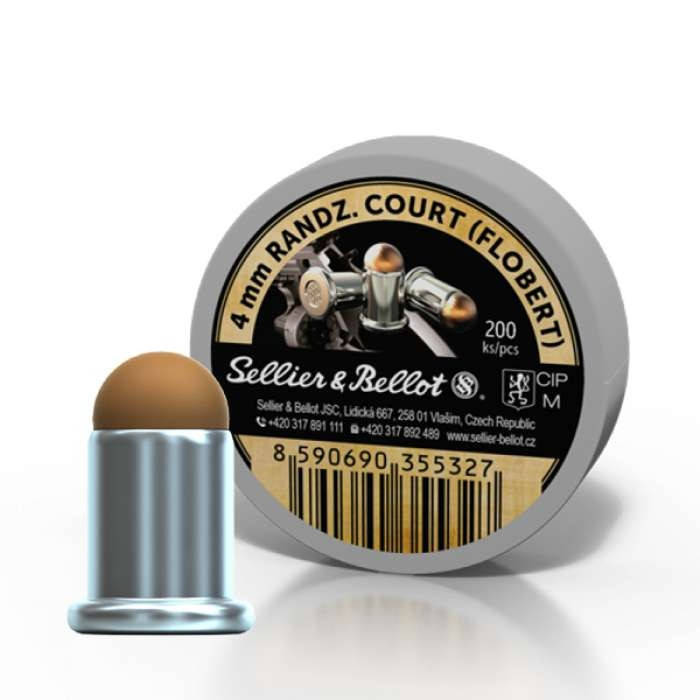 Патрон Флобера Sellier & Bellot Randz Curte 4 mm куля - свинцева кулька плакований міддю. Упаковка 200 шт.
Патрон Флобера Sellier & Bellot Randz Curte 4 mm куля - свинцева кулька плакований міддю. Упаковка 200 шт.