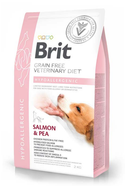 Brit GF Veterinary Diet Hypoallergenic 2 кг (лосось) Сухой корм для собак, при пищевой аллергии
Brit GF Veterinary Diet Hypoallergenic 2 кг (лосось) Сухой корм для собак, при пищевой аллергии