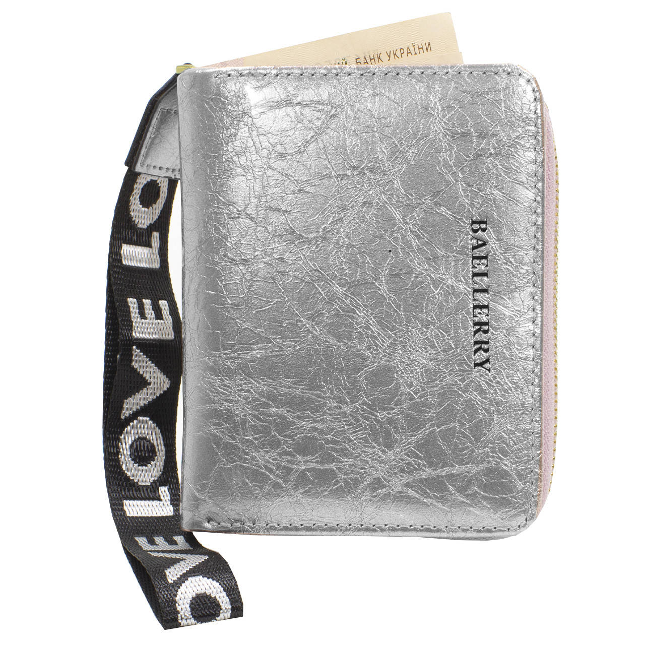➤Кошелек Baellerry DR022 Silver для девушек для монет отделения для карт голографический с ремешком
➤Кошелек Baellerry DR022 Silver для девушек для монет отделения для карт голографический с ремешком