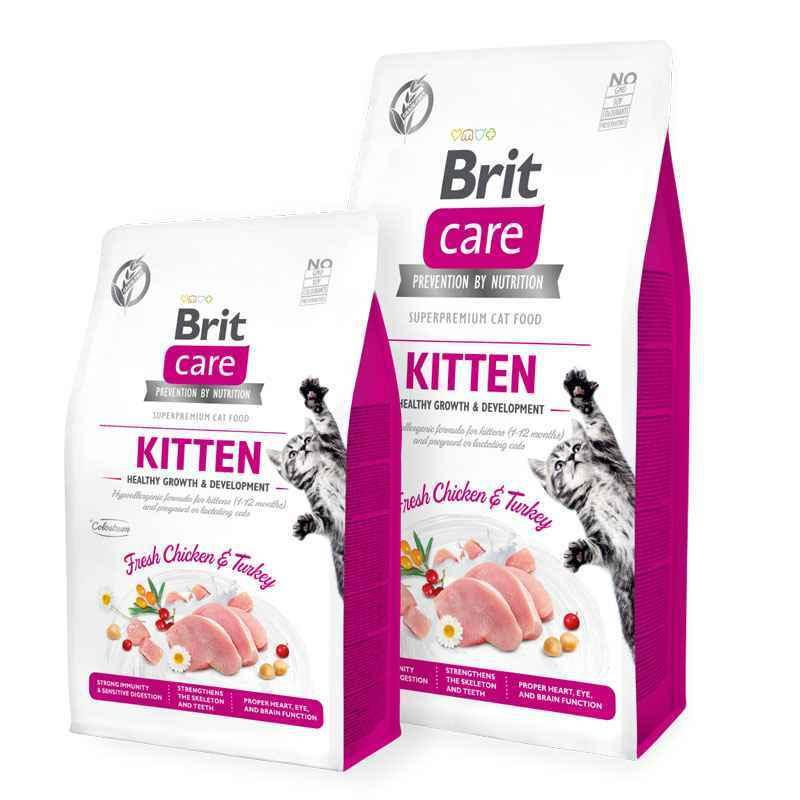 Brit Care (Брит Кеа) Grain Free Kitten Беззерновой корм для котят (курица/индейкой), 2кг
Brit Care (Брит Кеа) Grain Free Kitten Беззерновой корм для котят (курица/индейкой), 2кг