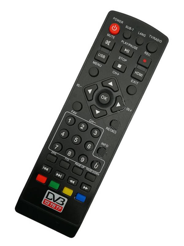 Пульт T2 для TCL DVB-777 
Пульт T2 для TCL DVB-777