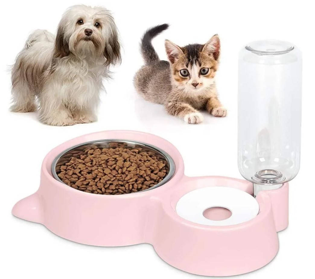 Кормушка с поилкой для домашних животных DOG & Cat bowl | Посуда для собак и кошек, Розовый
Кормушка с поилкой для домашних животных DOG & Cat bowl | Посуда для собак и кошек, Розовый