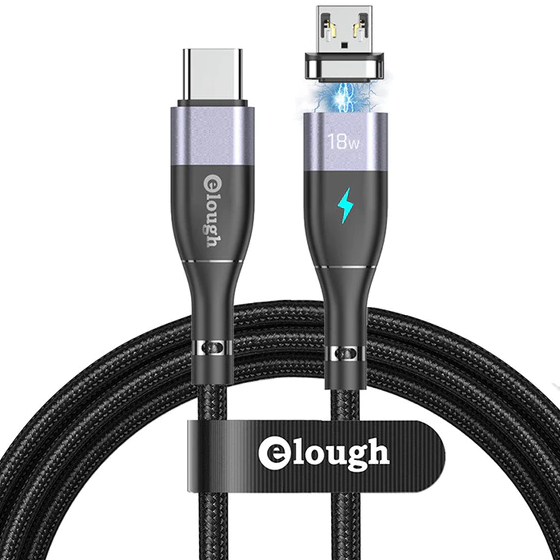 Кабель магнитный с быстрой зарядкой ELOUGH E8 MicroUSB Android 200см |QC 4.0 18W| Черный
Кабель магнитный с быстрой зарядкой ELOUGH E8 MicroUSB Android 200см |QC 4.0 18W| Черный