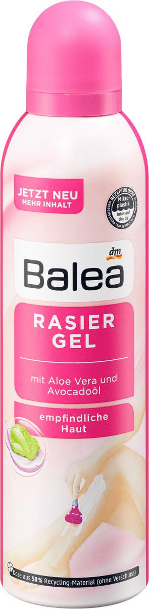 Balea Rasiergel Aloe Vera & Avocadoöl Женский гель для бритья c алое вера и маслом авокадо 200 мл
Balea Rasiergel Aloe Vera & Avocadoöl Женский гель для бритья c алое вера и маслом авокадо 200 мл