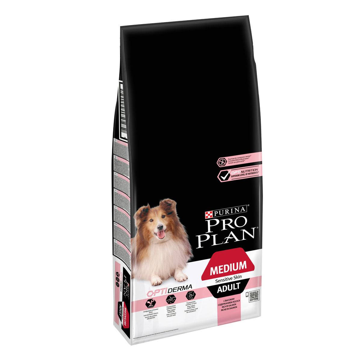 ProPlan Medium Sensitive Skin Salmon для собак середніх порід схильних до алергії 14 кг
ProPlan Medium Sensitive Skin Salmon для собак середніх порід схильних до алергії 14 кг