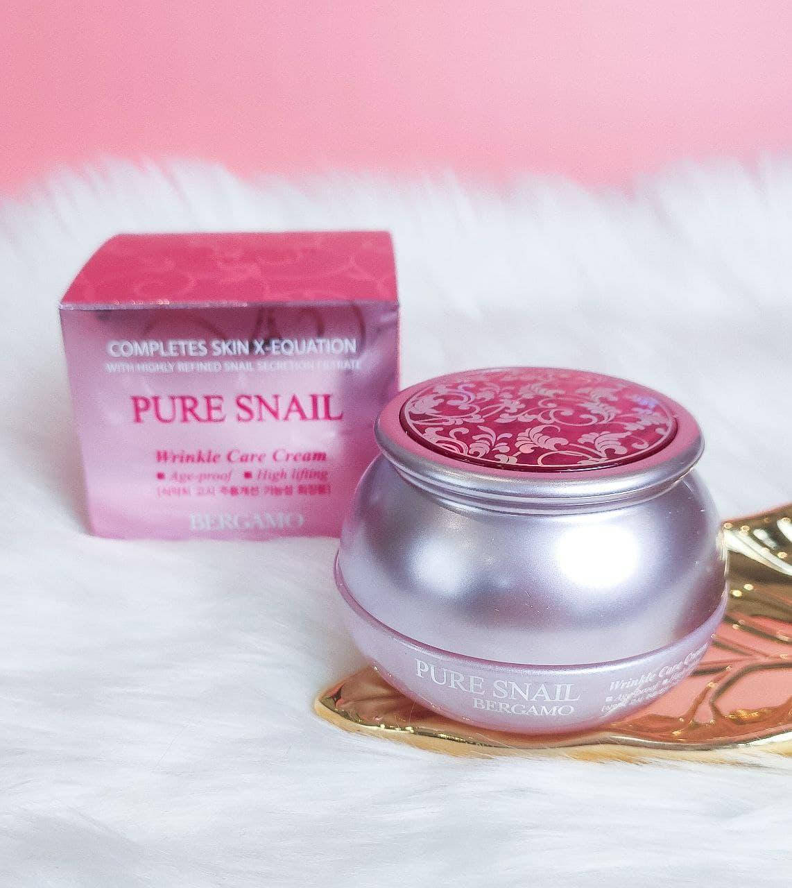 Крем для лица с муцином улитки антивозрастной Bergamo Pure Snail Wrinkle Care Cream 50 мл
Крем для лица с муцином улитки антивозрастной Bergamo Pure Snail Wrinkle Care Cream 50 мл