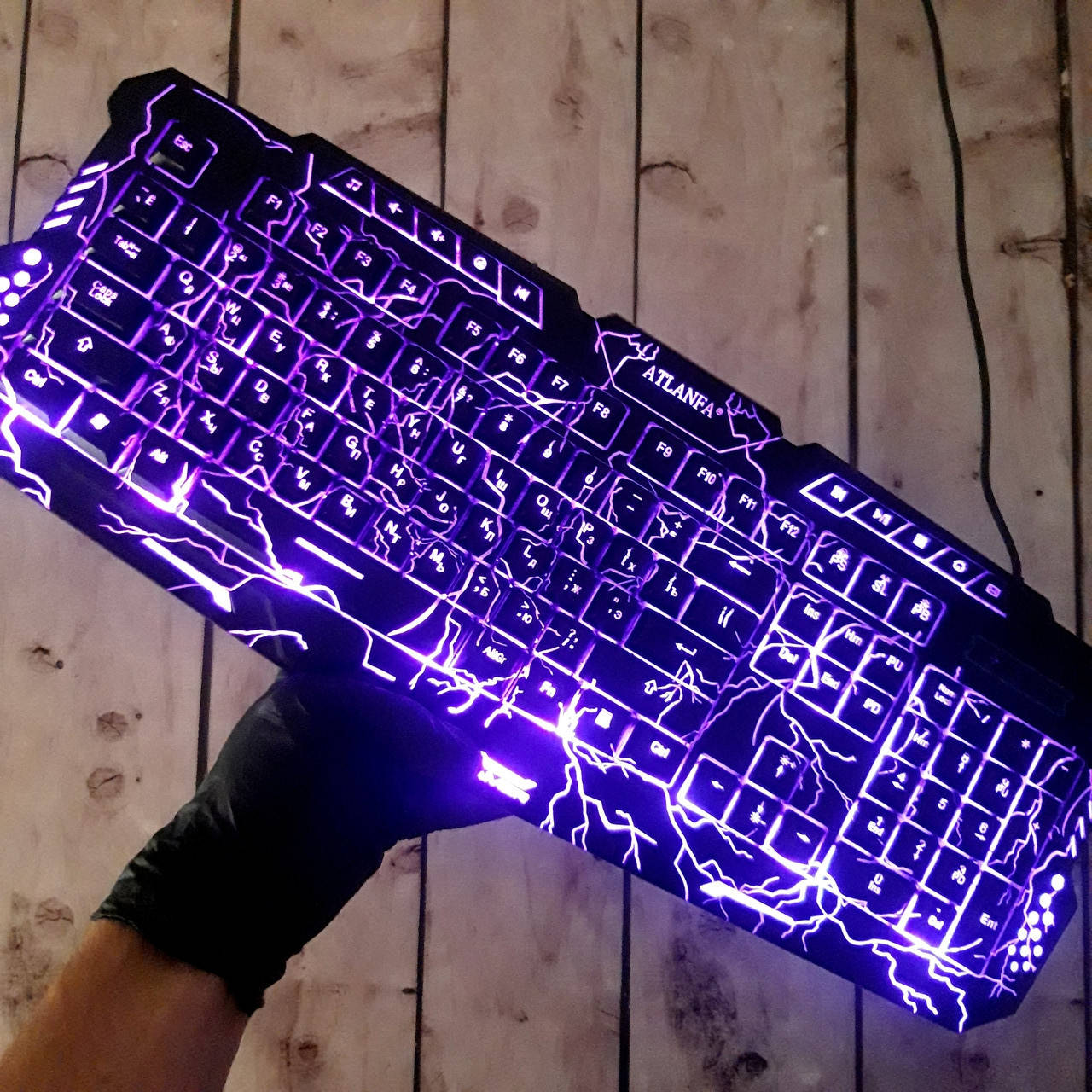 Профессиональная игровая USB клавиатура с 3-мя режимами подсветки Atlanfa M200L (Фото Вживую), Черный
Профессиональная игровая USB клавиатура с 3-мя режимами подсветки Atlanfa M200L (Фото Вживую), Черный