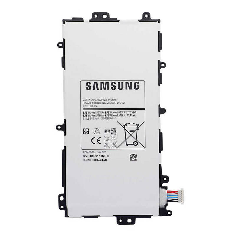 Аккумуляторная батарея для планшета Samsung N5100 Galaxy Note 8.0 N5120, SP3770E1H 3,75 B, 4600 мАч
Аккумуляторная батарея для планшета Samsung N5100 Galaxy Note 8.0 N5120, SP3770E1H 3,75 B, 4600 мАч