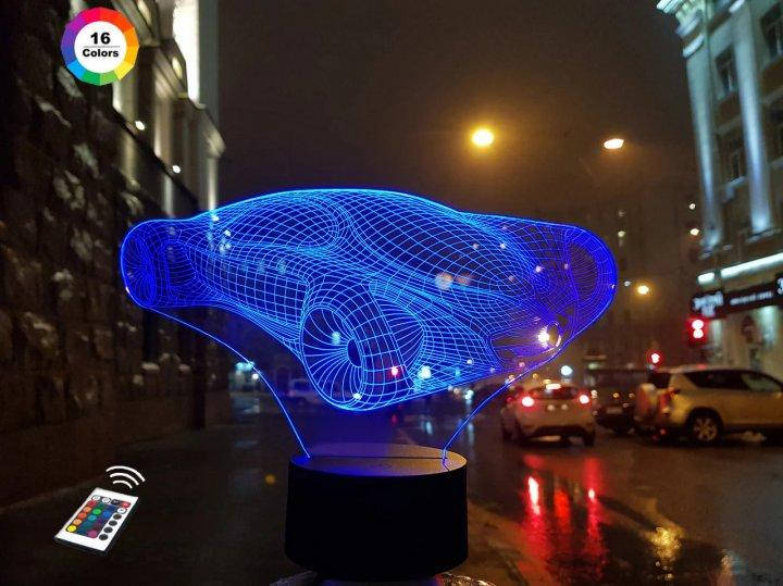 3D ночник "Автомобиль 7" (УВЕЛИЧЕННОЕ ИЗОБРАЖЕНИЕ) + пульт ДУ + сетевой адаптер + батарейки (3ААА) 3DTOYSLAMP
3D ночник "Автомобиль 7" (УВЕЛИЧЕННОЕ ИЗОБРАЖЕНИЕ) + пульт ДУ + сетевой адаптер + батарейки (3ААА) 3DTOYSLAMP