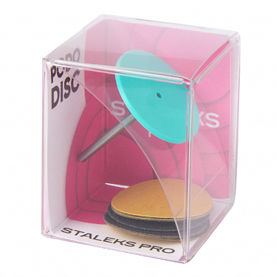Педикюрный диск пластиковый Pododisc Staleks Pro L (25 мм) со сменными файлами 180 грит (5 шт)
Педикюрный диск пластиковый Pododisc Staleks Pro L (25 мм) со сменными файлами 180 грит (5 шт)
