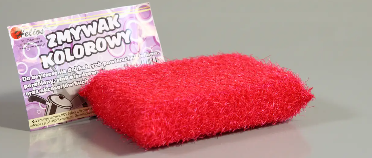 Губка Helios 1шт для тефлону велика 
Губка Helios 1шт для тефлону велика