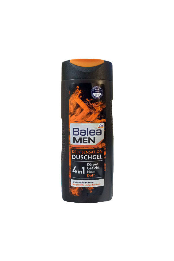 Balea MEN Duschgel Deep Sensation мужской гель для душа 4 в 1 c ароматом бергамота и кедра 300 мл
Balea MEN Duschgel Deep Sensation мужской гель для душа 4 в 1 c ароматом бергамота и кедра 300 мл