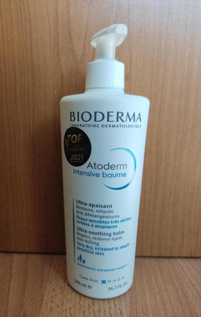 Bioderma Atoderm Intensive Baume заспокійливий пом'якшувальний лосьйон для сухої та атопічної шкіри 500 мл
Bioderma Atoderm Intensive Baume заспокійливий пом'якшувальний лосьйон для сухої та атопічної шкіри 500 мл
