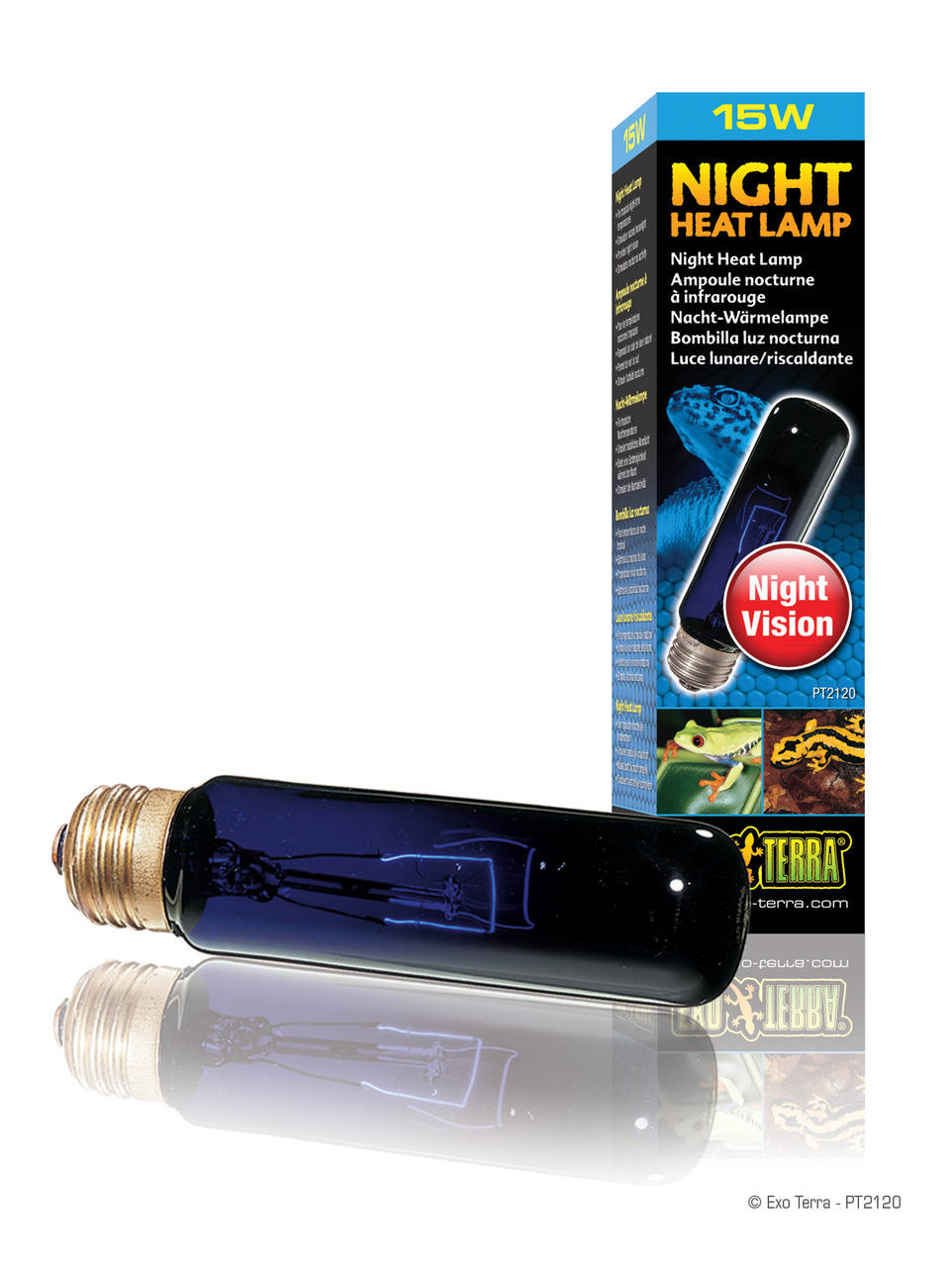 Ночная лампа лунного света для террариума Exo Terra Night Heat Lamp Т10 15 Вт
Ночная лампа лунного света для террариума Exo Terra Night Heat Lamp Т10 15 Вт