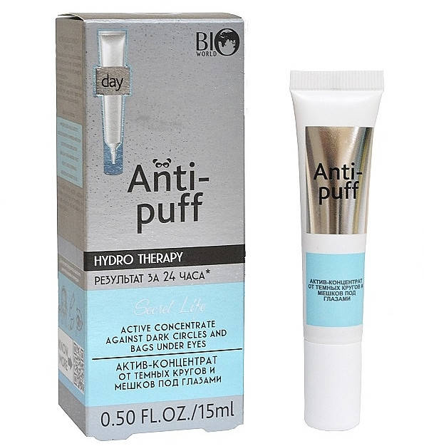 Актив-концентрат от темных кругов и мешков под глазами Bio World Secret Life Anti Puff (15мл)
Актив-концентрат от темных кругов и мешков под глазами Bio World Secret Life Anti Puff (15мл)