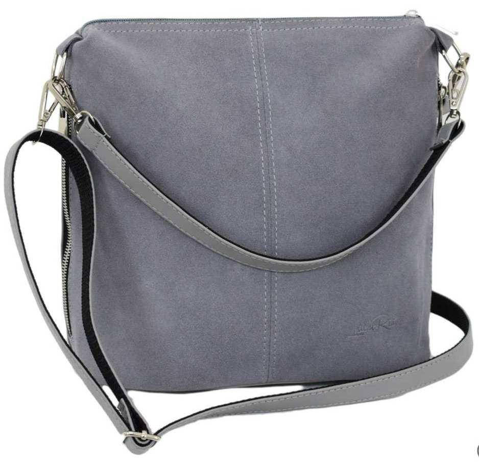 Женская замшевая сумка, Серый
Женская замшевая сумка, Серый