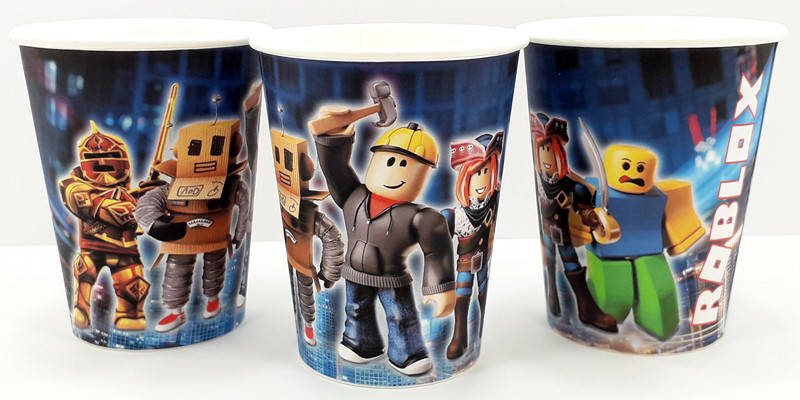 Стакан одноразовый бумажный детский " РОБЛОКС ( Roblox ) "
Стакан одноразовый бумажный детский " РОБЛОКС ( Roblox ) "