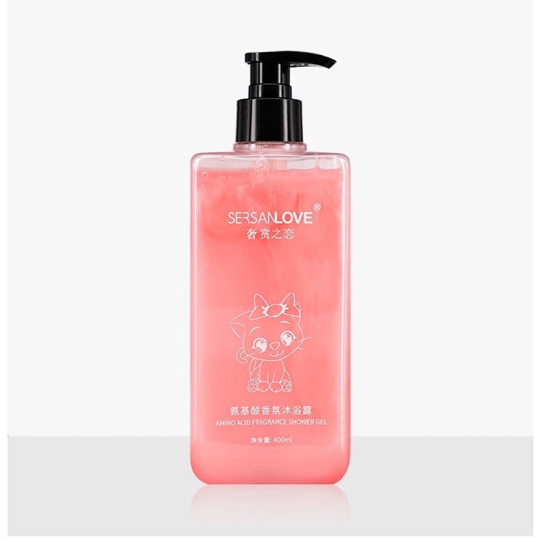 Парфюмированный гель для душа c аминокислотами Sersanlove Amino Acid Fragrance Shower Gel, 400г
Парфюмированный гель для душа c аминокислотами Sersanlove Amino Acid Fragrance Shower Gel, 400г