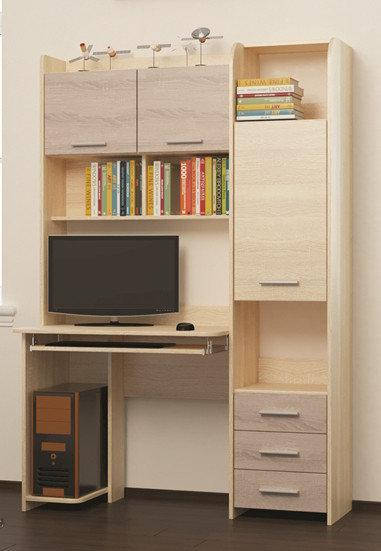 Компьютерный стол Гимназист-2 (1250х550х1866) КОМБИ СОНОМА + ТРЮФЕЛЬ
Компьютерный стол Гимназист-2 (1250х550х1866) КОМБИ СОНОМА + ТРЮФЕЛЬ