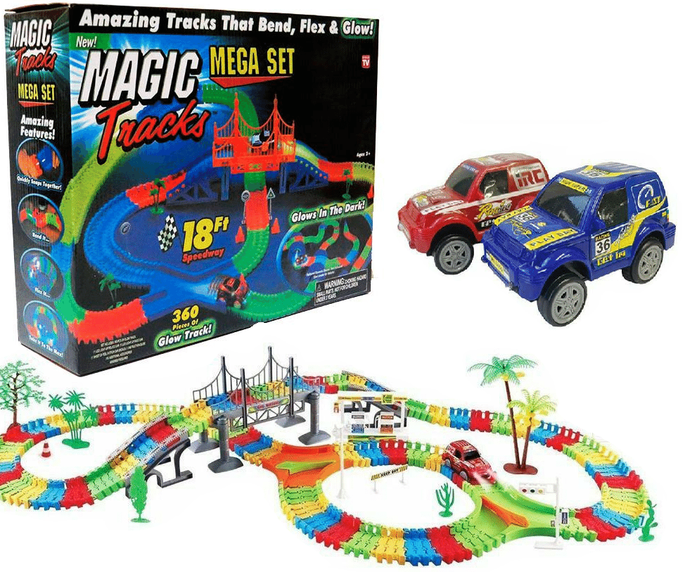 Детский светящийся гибкий трек Magic Tracks 360 деталей на 2 машинки | Детский гоночный трек
Детский светящийся гибкий трек Magic Tracks 360 деталей на 2 машинки | Детский гоночный трек