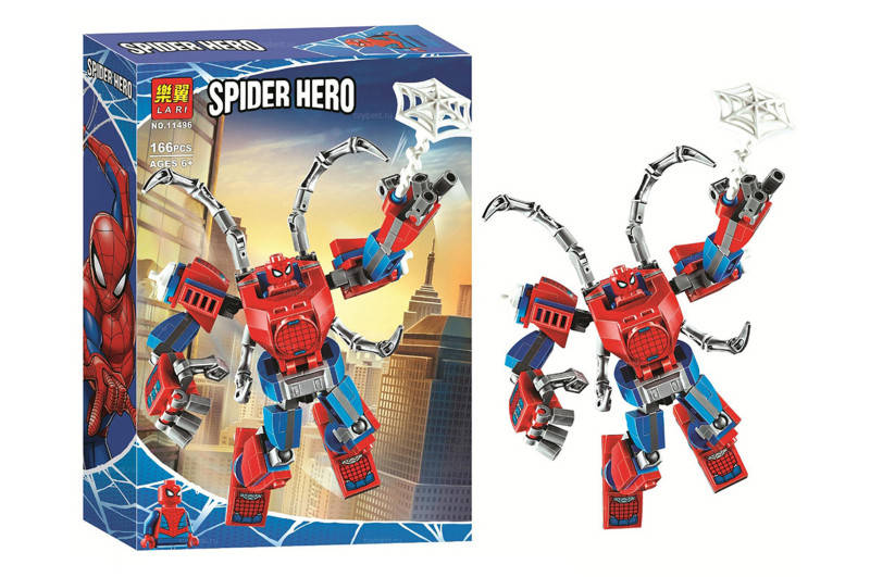 Конструктор "SUPER HEROES" "SPIDERMAN: Робокостюм Людини-Павука" 158дет. 11496 р.17*24,5*4,5см.
Конструктор "SUPER HEROES" "SPIDERMAN: Робокостюм Людини-Павука" 158дет. 11496 р.17*24,5*4,5см.