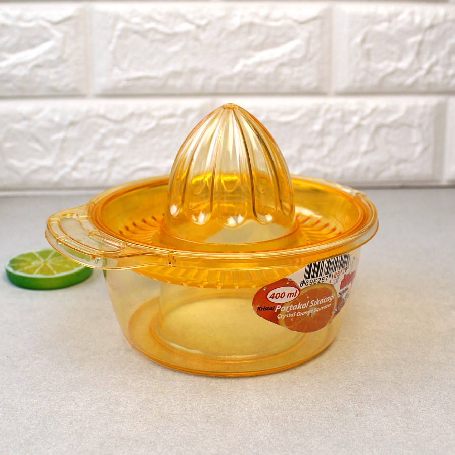 Соковыжималка для цитрусовых ручная 400 мл из прозрачного пластика 
Соковыжималка для цитрусовых ручная 400 мл из прозрачного пластика