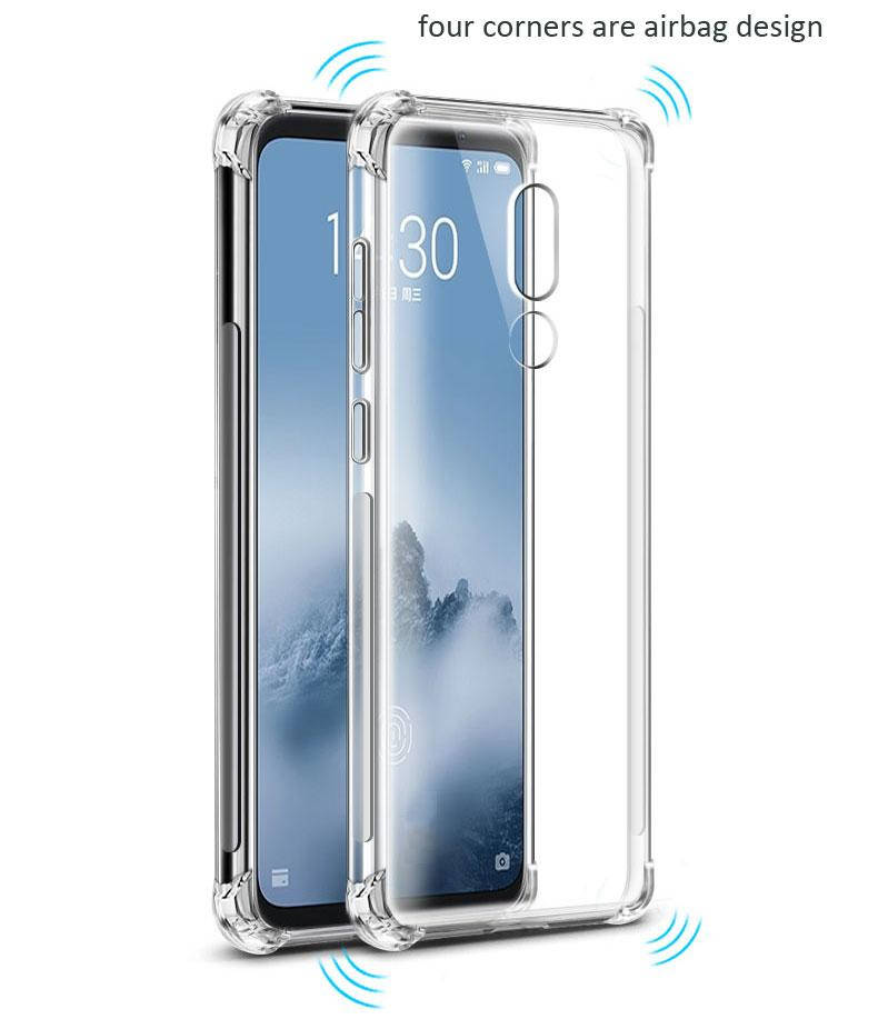 Силиконовый прозрачный чехол для Meizu 16 \ 16x M872H усиленные углы
Силиконовый прозрачный чехол для Meizu 16 \ 16x M872H усиленные углы