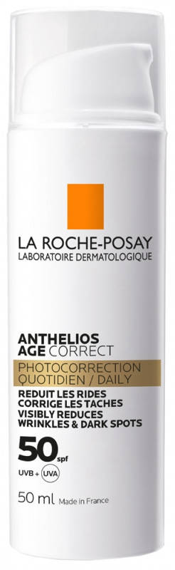 La Roche-Posay Anthelios Age Correct SPF50 Антивозрастной солнцезащитный крем для лица против морщин
La Roche-Posay Anthelios Age Correct SPF50 Антивозрастной солнцезащитный крем для лица против морщин