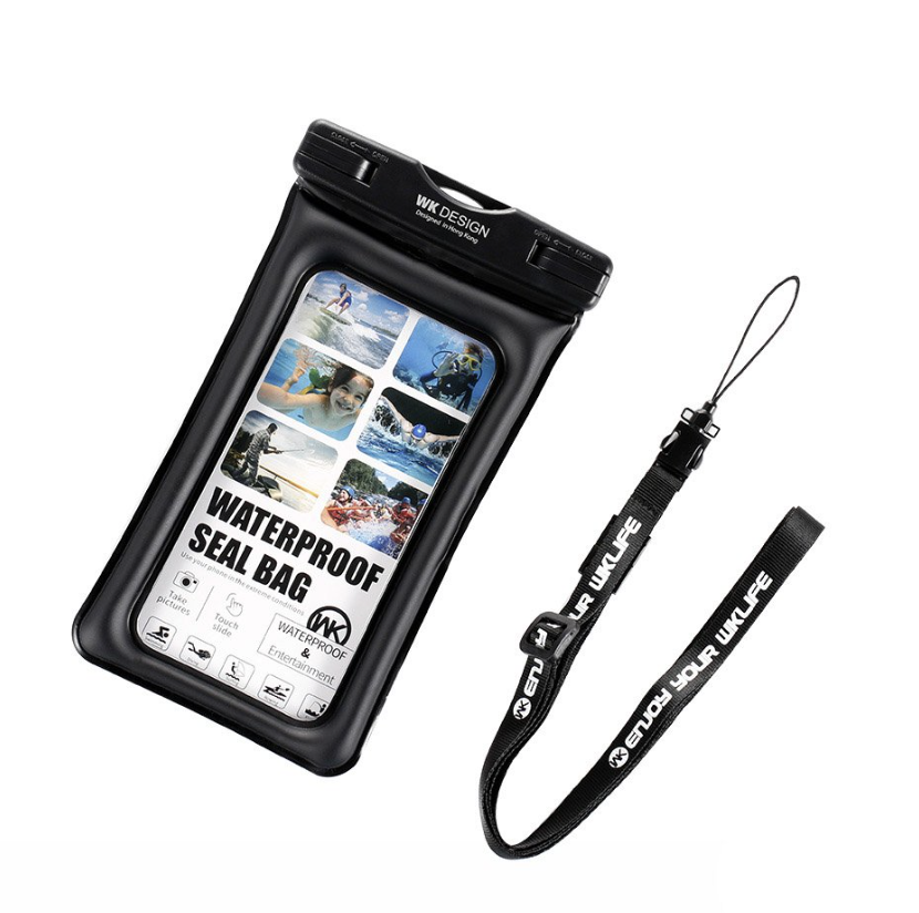 Водонепроницаемый чехол WK Design Ledive Waterproof Bag (WT-Q01) универсальный Black, Черный
Водонепроницаемый чехол WK Design Ledive Waterproof Bag (WT-Q01) универсальный Black, Черный