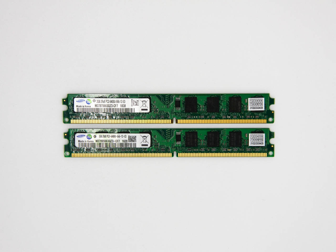 Оперативная память Samsung DIMM 4Gb (2*2Gb) DDR2-800MHz PC2-6400 CL6 (M378T5663QZ3-CF7) Refurbished
Оперативная память Samsung DIMM 4Gb (2*2Gb) DDR2-800MHz PC2-6400 CL6 (M378T5663QZ3-CF7) Refurbished