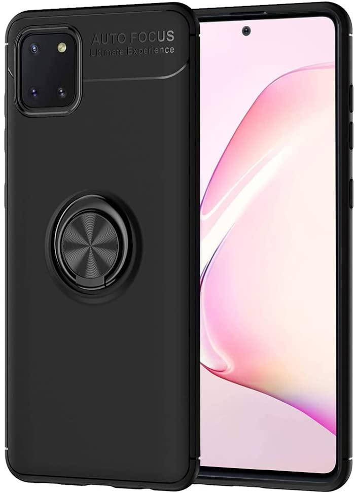 Чехол TPU Ring для Samsung Galaxy Note 10 Lite / N770 бампер противоударный с кольцом Black
Чехол TPU Ring для Samsung Galaxy Note 10 Lite / N770 бампер противоударный с кольцом Black