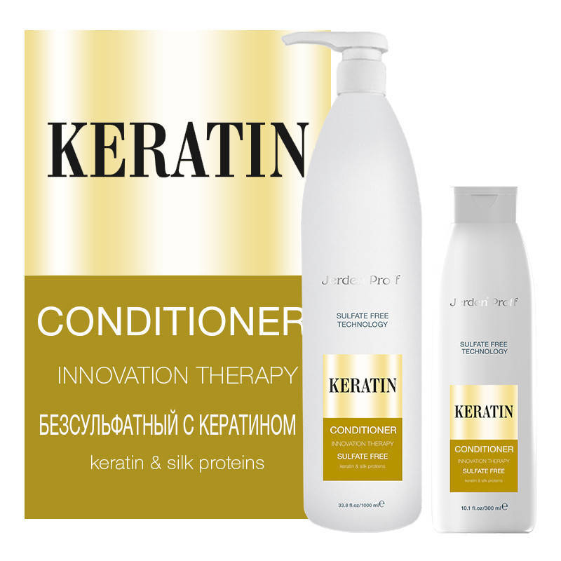 Кондиционер для волос безсульфатный с кератином - Jerden Proff Sulfate Free Conditioner,1000 мл
Кондиционер для волос безсульфатный с кератином - Jerden Proff Sulfate Free Conditioner,1000 мл