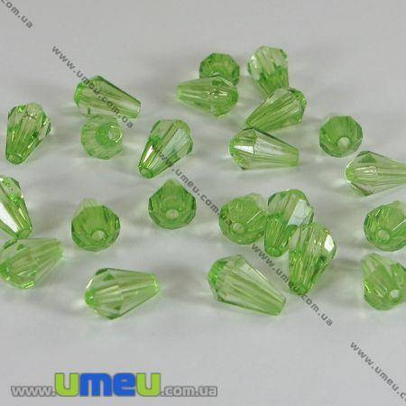 Бусина акриловая Капля граненая, 9х6 мм, Зеленая, 1 шт (BUS-000778)
Бусина акриловая Капля граненая, 9х6 мм, Зеленая, 1 шт (BUS-000778)