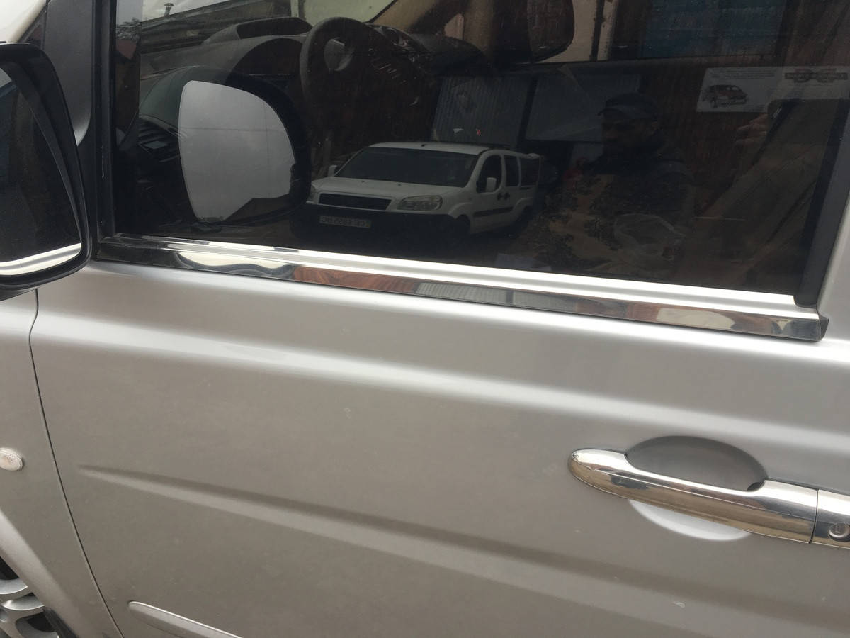 Хром молдинги стекол MERCEDES VITO w638
