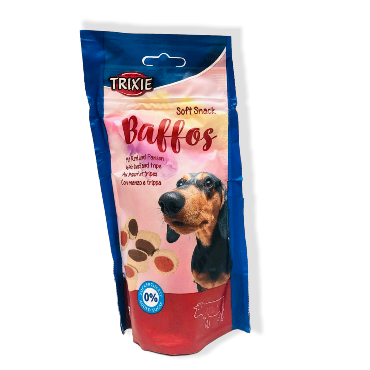 Лакомство для собак Baffos говядина с желудком, Трикси, 75 г
Лакомство для собак Baffos говядина с желудком, Трикси, 75 г