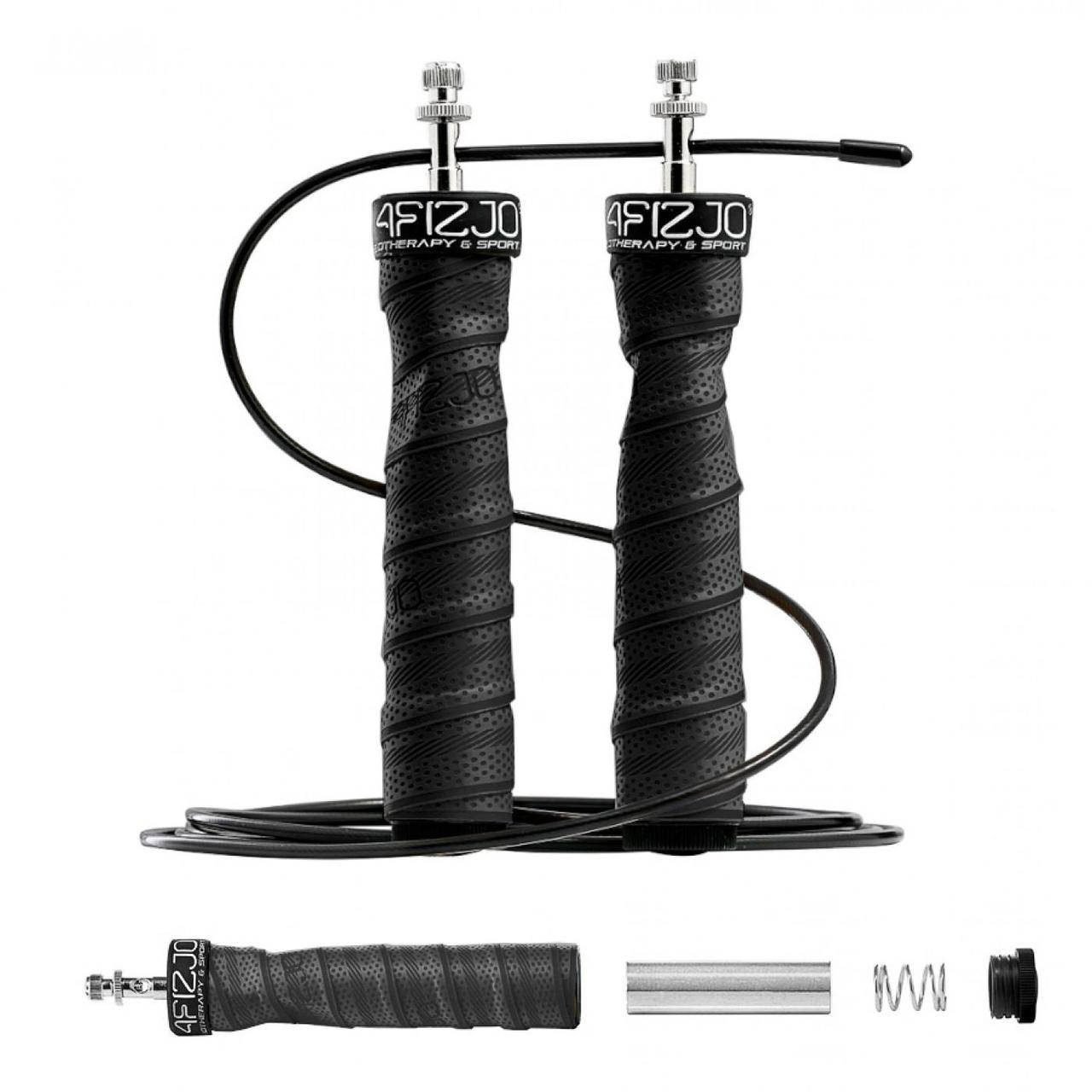 Скакалка скоростная для кроссфита со стальным жгутом 3 м 4FIZJO Speed Rope PRO+ 4FJ0247 черная
Скакалка скоростная для кроссфита со стальным жгутом 3 м 4FIZJO Speed Rope PRO+ 4FJ0247 черная